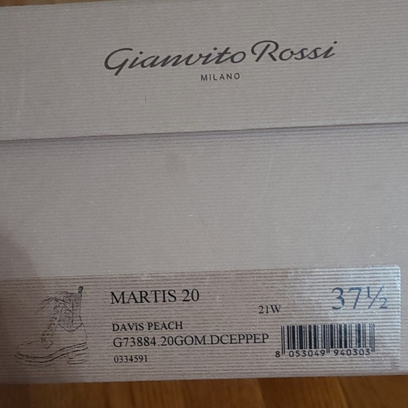 Gianvito Rossi Cream Lace-Up Boots with Rugged Sole - Picture 13 of 13